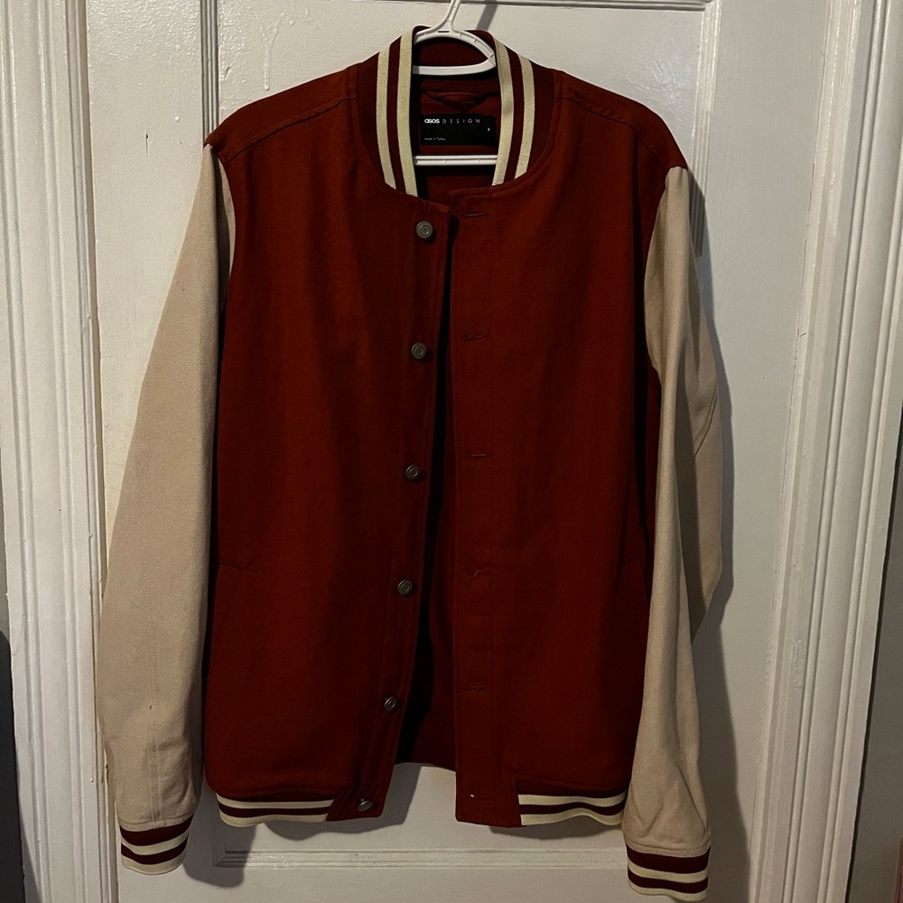 Two toned bomber jacket